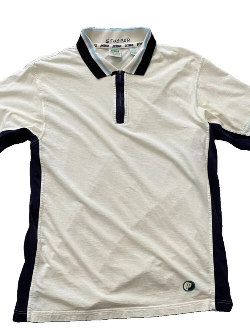 Vtg 90s Prince Sportswear Tennis Polo